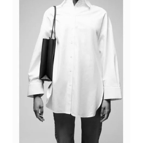 Zara Bags Zara Beige Minimalist Tote Poshmark